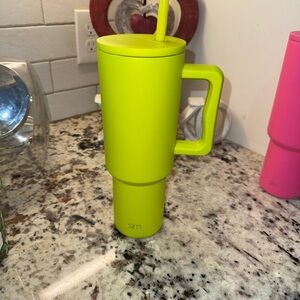 Simple Modern Citronella/Neon Green Tumbler with Handle